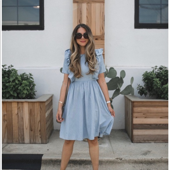 Rachel Parcell Florence Chambray Dress - Picture 7 of 8